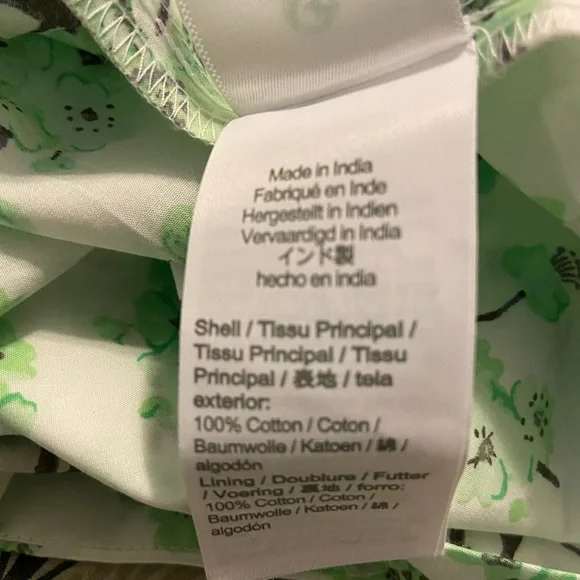 J. Crew Green and White Maxi Dress - Picture 7 of 7